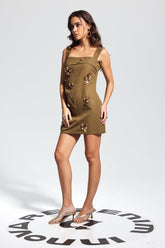 McCartney Flower Sleeveless Mini Dress